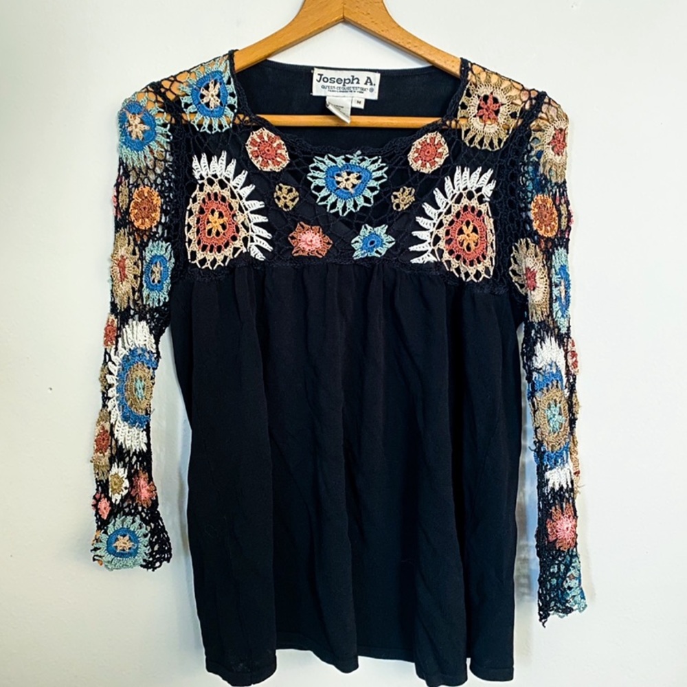 70’s crocheted top